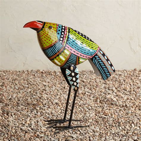 Metal Festive Bird Garden Decor | Garden ornaments, Garden, Sculpture