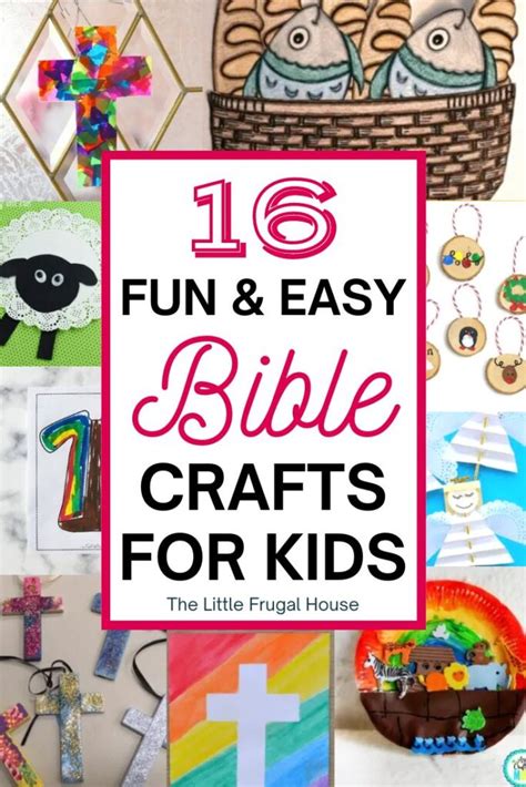 16 Fun & Easy Bible Crafts for Kids - The Little Frugal House