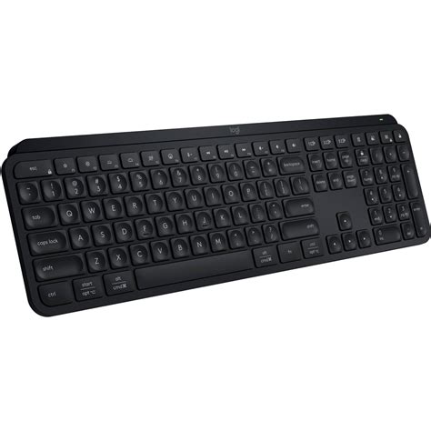 Logitech MX Keys S Wireless Keyboard (Black) 920-011406 B&H