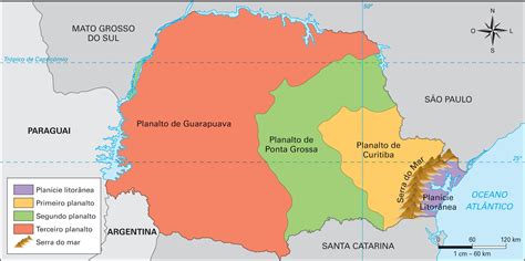 Mapa do Relevo do Paraná - Doc Press™
