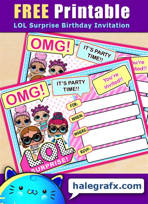 Free Lol Printables Invitations - PRINTABLE TEMPLATES