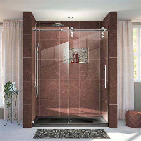 DreamLine Enigma-Z 56-60" Fully Frameless Sliding Shower Door ...