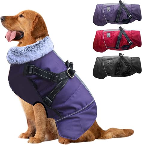 smatcamp Dog Coats Waterproof, Reflective Warm Dog Clothes Jackets ...