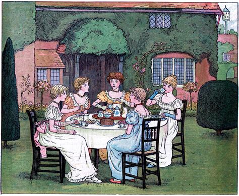 Vintage Garden Tea Party Image! - The Graphics Fairy