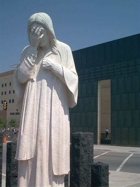 Jesus Wept statue at the OKC bombing memorial | the Catholic… | Flickr