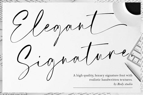 Elegant Signature | Signature fonts, Handwritten fonts, Feminine fonts