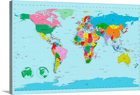 Traditional Map Of The World - Fancie Shandeigh