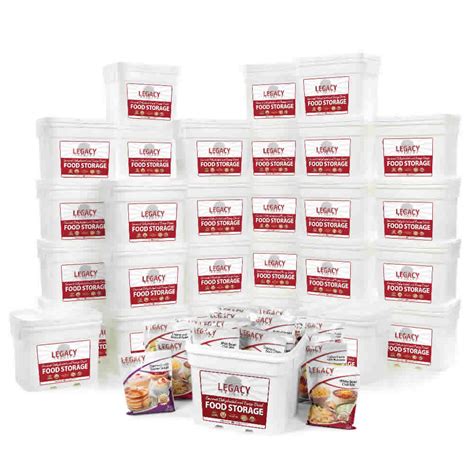 Legacy Bulk Freeze Dried Food 4320 Serving Survival Package