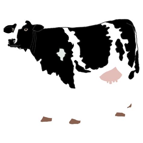 Cow drawing | Free SVG