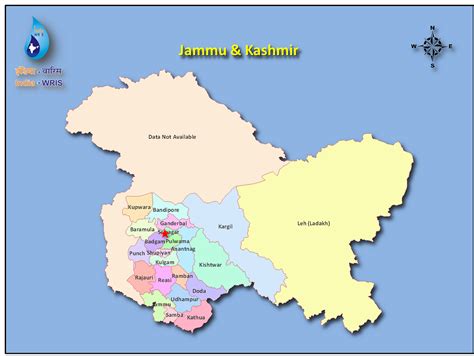 Jammu Kashmir Political Map