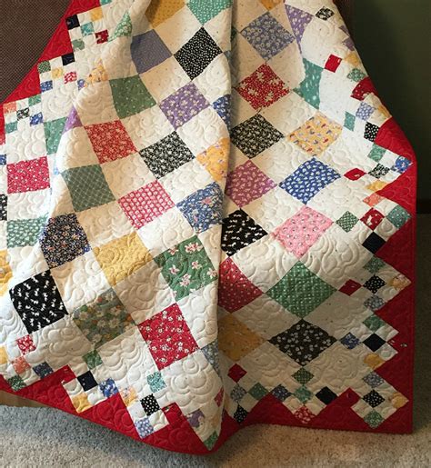 Diamond Patch Quilt Pattern Comes in 3 Sizes - Quilting Digest