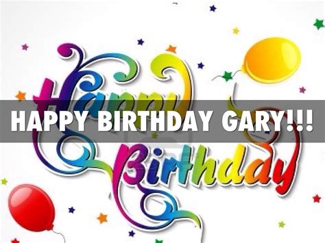 Happy Birthday Gary Clip Art