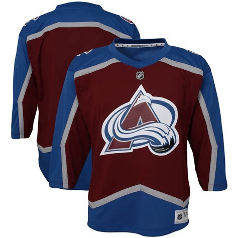 Youth Colorado Avalanche Burgundy Home - Replica Jersey