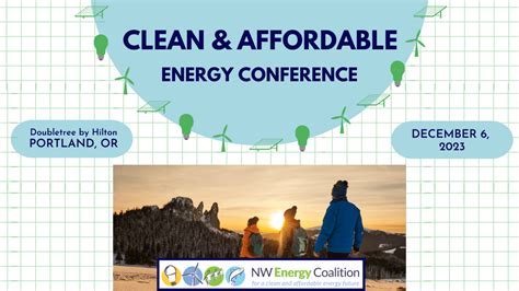 2023 Clean & Affordable Energy Conference, Dec. 6 in Portland, OR! - NW ...