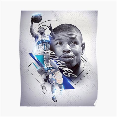 Manute Bol Muggsy Bogues Poster | ubicaciondepersonas.cdmx.gob.mx