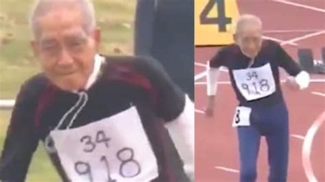 Watch: 102-Year-Old Man Taking Part in Race Inspires The Internet