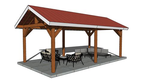 How to Build a 12×24 Pavilion – DIY Plans | PDF Download