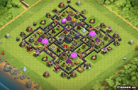 [Town Hall 9] TH9 Square farming base [With Link] [7-2019] - Farming Base - Clash of Clans ...