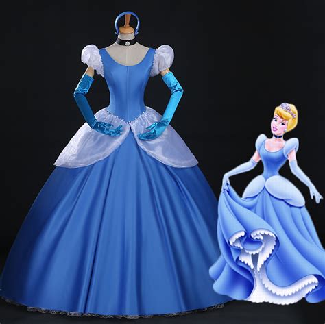 Cinderella Dress, Cinderella Blue Dress, Cinderella Cosplay Costume – Coserz