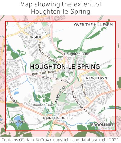 Where is Houghton-le-Spring? Houghton-le-Spring on a map