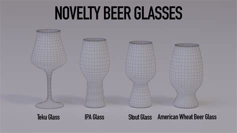 ArtStation - Beer Glassware - A complete collection | Resources