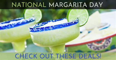 National Margarita Day is February 22nd! List of Deals - The Freebie Guy®