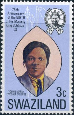 Swaziland 1974 King Sobhuza II - 75th Birthday - Stamps of the World