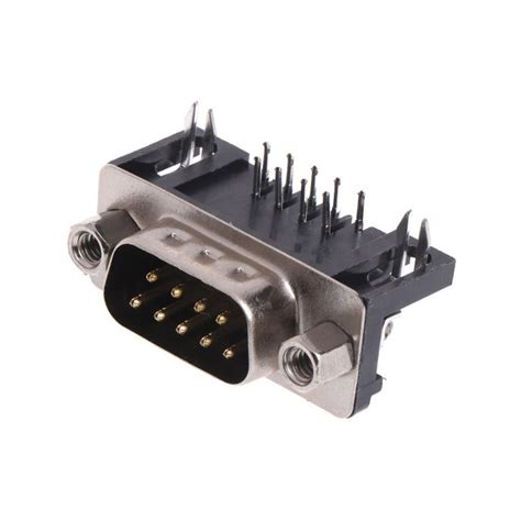 Buy DB9 Male Right Angle Connector 5Pcs Online at Low Price | Robu.in