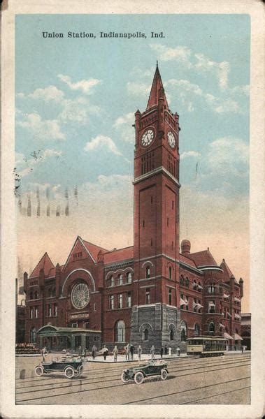 Union Station Indianapolis, IN Postcard