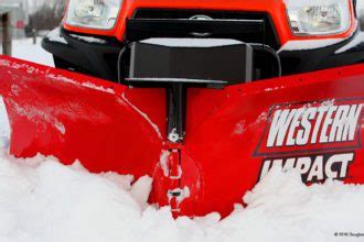 Western Impact UTV Snow Plow - Dejana Truck & Utility Equipment