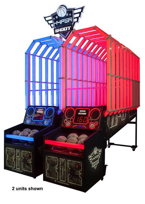 HyperShoot Basketball Arcade Game - Arcade Party Rental LED Arcade game