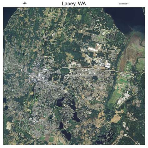 Aerial Photography Map of Lacey, WA Washington