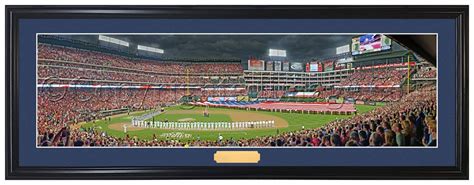 Texas Rangers 2011 World Series - MLB Framed Panoramic