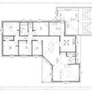 Plan maison 140m2 4 chambres | Floor plans, How to plan, Construction