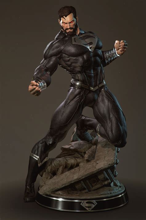 ArtStation - Superman Returns black suit, Gerard Kravchuk | Superman ...