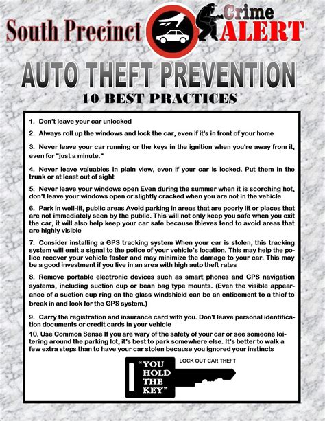 AUTO THEFT PREVENTION (DeKalb County Police Department) | Nextdoor