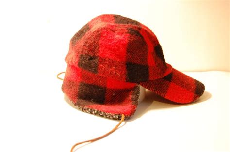 Hunting caps, Red wool, Hunting hat