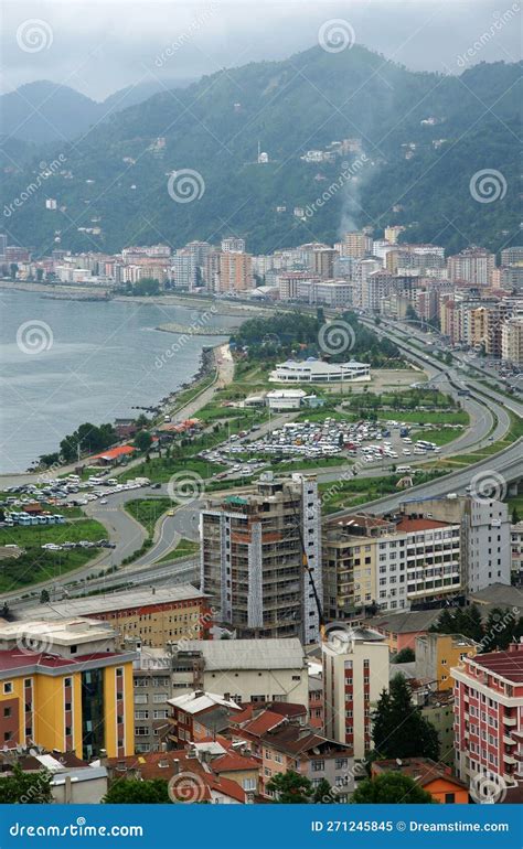 Rize stock image. Image of coastline, ocean, tower, night - 271245845