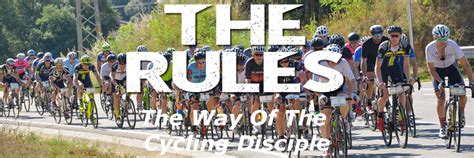 The Rules | A Man On A Bike