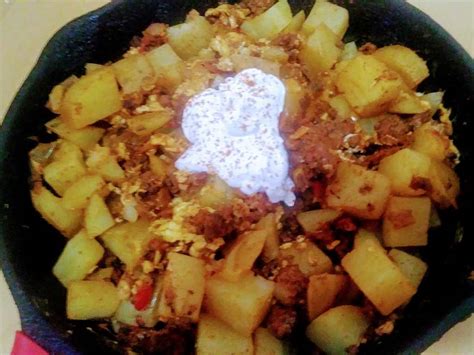 The Month of Mexican - Machaca Potatoes - The Good Plate