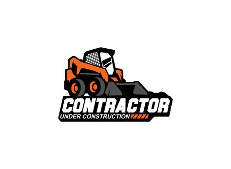 Excavating skid steer logo vector for construction company. Heavy ...