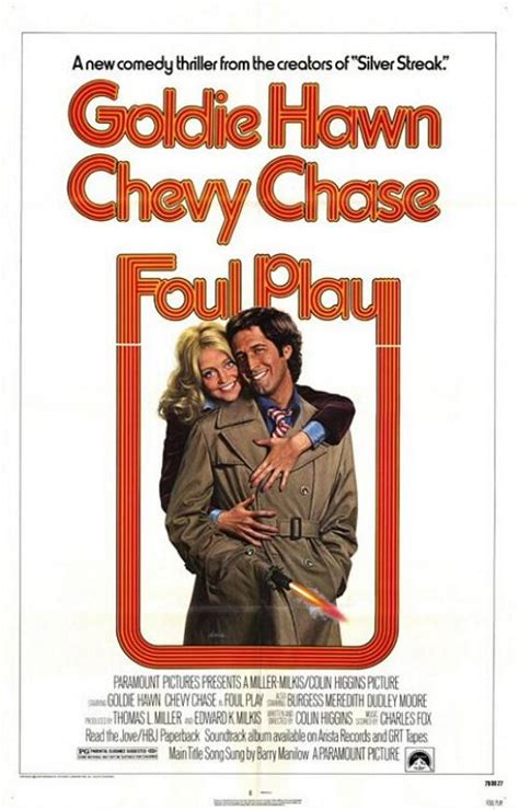 Foul Play (1978) Starring: Goldie Hawn, Chevy Chase, Burgess Meredith ...