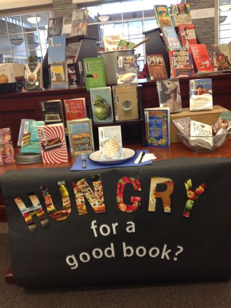 Hungry for a good book #librarydisplays #tlchat | School library ...