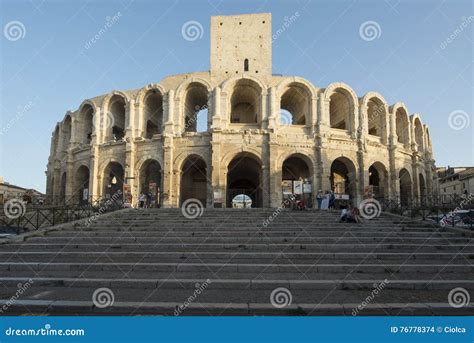 Arles Amphitheatre, France editorial stock image. Image of arles - 76778374