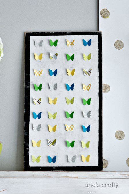 She's crafty: Spring Butterfly Specimen Art