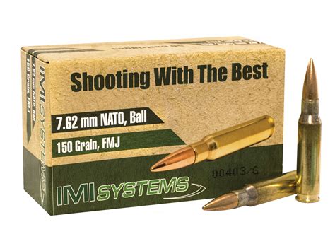 IMI M80 7.62x51mm NATO Ammo 150 Grain Full Metal Jacket Box of 250 (5