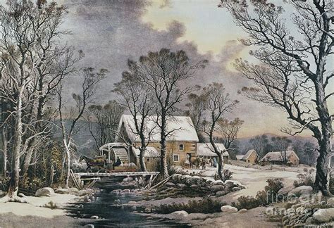 2-currier-ives-winter-scene-granger.jpg (900×617) | Winter scenes ...