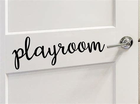 Playroom Door Decal Door Sign Wall Decal Playroom Wall - Etsy