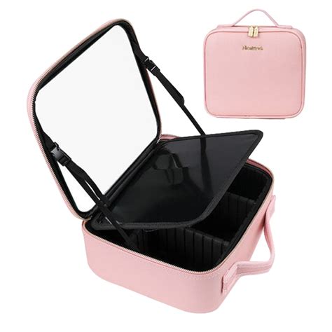 Cosmetic Travel Case With LED Mirror | Browze