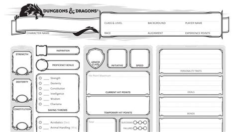 DnD character sheets: online and dyslexic friendly 5E character sheets | Wargamer